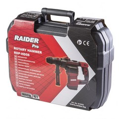 Перфоратор Raider Pro RDP-HD56 1800W 35mm SDS-plus 6J регулируеми обороти
