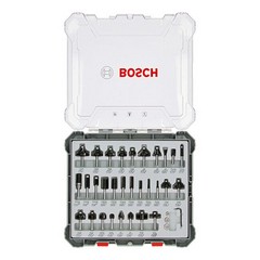 Комплект фрезери Bosch Professional, 30 части, Ф6мм опашка