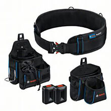Комплект колани за инструменти Bosch ProClick с колан 93, чанти за инструменти GWT 2 и GWT 4, и държачи